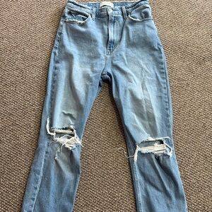 Abercrombie & Fitch ankle straight jeans